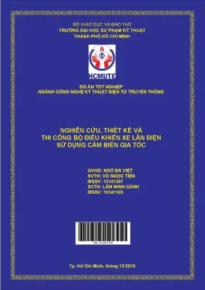 Đồ án hcmute nghiên cứu thiết kế và thi công bộ điều khiển xe lăn điện sử dụng cảm biến gia tốc