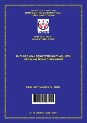 Hcmute kỹ thuật nhận dạng tiếng nói thành lệnh ứng dụng trong công nghiệp