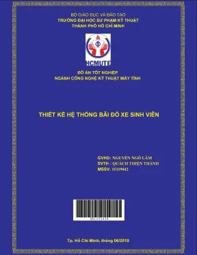 Đồ án hcmute thiết kế hệ thống bãi đỗ xe sinh viên