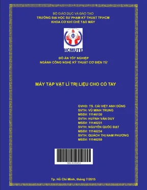 Đồ án hcmute máy tập vật lí trị liệu cho cổ tay