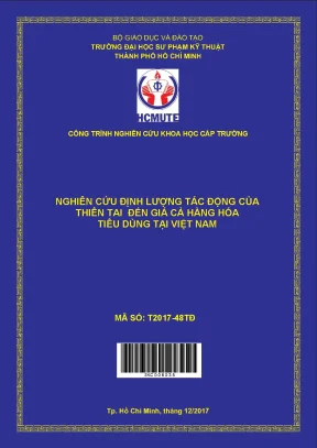 Hcmute nghiên cứu định lượng tác động của thiên tai đến giá cả hàng hóa tiêu dùng tại việt nam