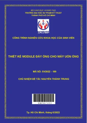 Hcmute thiết kế module đẩy ống cho máy uốn ống