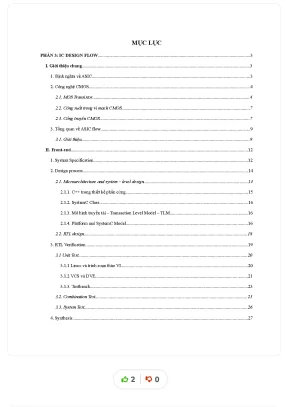 Phần 3 ic design flow định nghĩa về asic