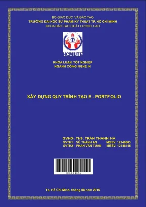 Đồ án hcmute xây dựng quy trình tạo e portfolio