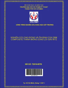 Hcmute nghiên cứu dao động và ổn định của dầm composite thành mỏng dùng lời giải ritz