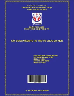 Đồ án hcmute xây dựng website hỗ trợ tổ chức sự kiện