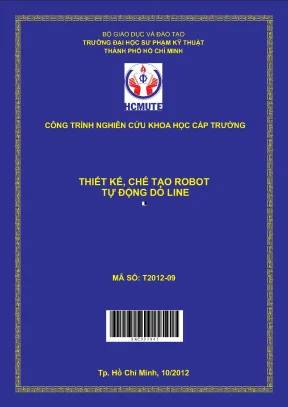 Hcmute thiết kế chế tạo robot tự động dò line