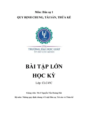 Tiểu luận tiểu luận trong quyết định số 08 đoạn nào cho thấy ông mạnh đại diện cho hưng yên xác lập hợp đồng với vinausteel