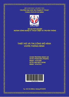 Đồ án hcmute thiết kế và thi công mô hình vườn thông minh