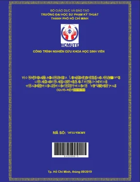 Hcmute nghiên cứu khảo sát xử lý nước thải và thuốc nhuộm hoạt tính trong pha lỏng bằng phương pháp điện hóa fenton
