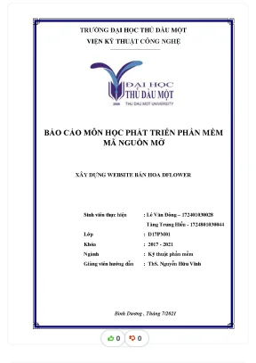 Báo cáo môn họ phát triể c n phần mềm mã nguồn mở xây dự website bán hoa dflower