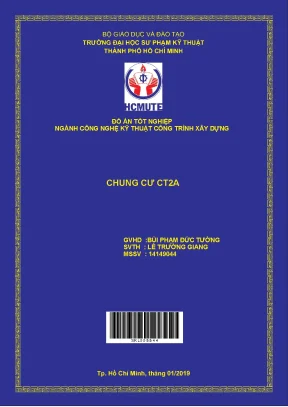Đồ án hcmute thiết kế chung cư ct2a