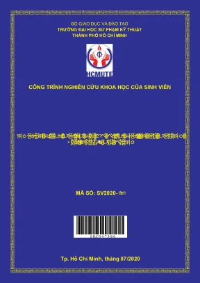Hcmute nghiên cứu thiết kế và điều khiển hệ thống rối nước tự động