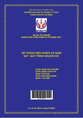Đồ án hcmute hệ thống điều khiển và giám sát quy trình nhuộm vải