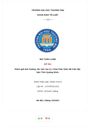 Thực trạng của việc khai thác than trên địa bàn tỉnh quảng ninh