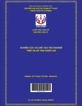 Hcmute nghiên cứu chế tạo thử nghiệm thiết bị hỗ trợ khớp gối