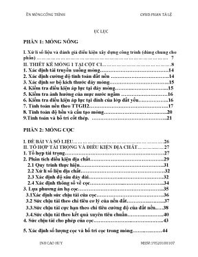 Nền móng công trình