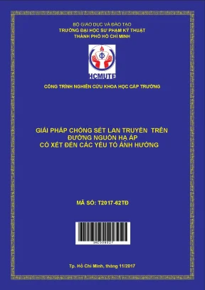 Hcmute giải pháp chống sét lan truyền trên đường nguồn hạ áp có xét đến các yếu tố ảnh hưởng