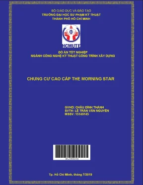 Đồ án hcmute chung cư cao cấp the mornig star