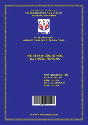 Đồ án hcmute thiết kế và thi công hệ thống báo chuông giờ học