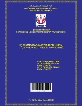 Đồ án hcmute hệ thống bảo mật và điều khiển tự động các thiết bị trong nhà