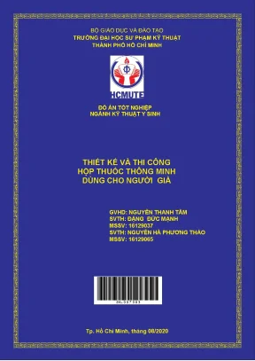 Đồ án hcmute thiết kế và thi công hộp thuốc thông minh dùng cho người già
