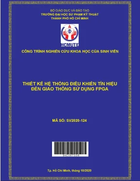 Hcmute thiết kế hệ thống điều khiển tín hiệu đèn giao thông sử dụng fpga
