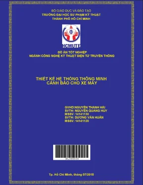 Đồ án hcmute thiết kế hệ thống thông minh cảnh báo cho xe máy