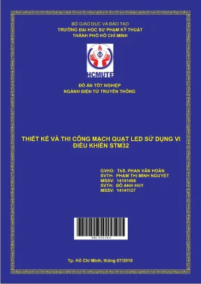 Đồ án hcmute thiết kế và thi công mạch quạt led sử dụng vi điều khiển stm32