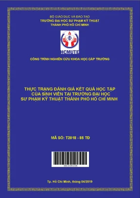 Hcmute thực trạng đánh giá kết quả học tập của sinh viên tại trường đại học sư phạm kỹ thuật thành phố hồ chí minh