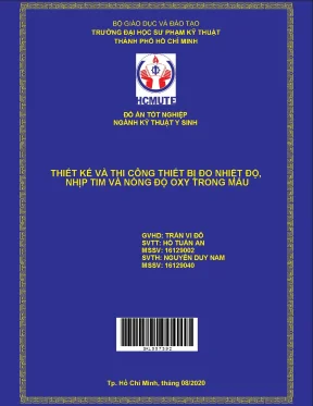 Đồ án hcmute thiết kế và thi công thiết bị đo nhiệt độ nhịp tim và nồng độ oxy trong máu