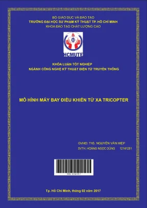 Đồ án hcmute mô hình máy bay điều khiển từ xa tricopter