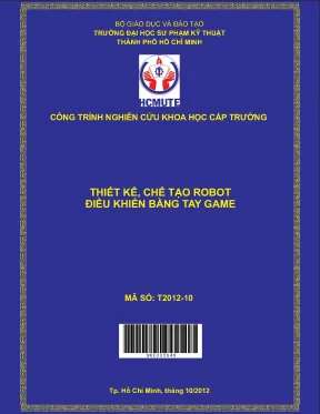 Hcmute thiết kế chế tạo robot điều khiển bằng tay game