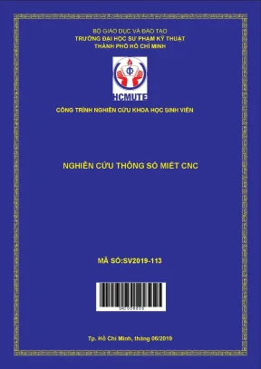 Hcmute nghiên cứu thông số miết cnc 1