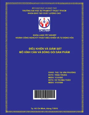 Đồ án hcmute điều khiển và giám sát mô hình cân và đóng gói sản phẩm