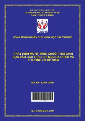 Hcmute phát hiện motif trên chuỗi thời gian dựa vào cấu trúc chỉ mục đa chiều và ý tưởng từ bỏ sớm
