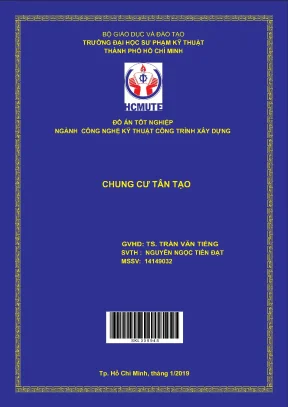 Đồ án hcmute thiết kế chung cư tân tạo
