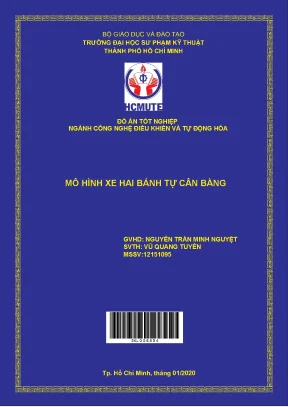 Đồ án hcmute mô hình xe hai bánh tự cân bằng