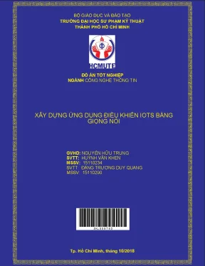 Đồ án hcmute xây dựng ứng dụng điều khiển iots bằng giọng nói