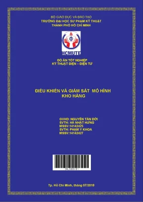 Đồ án hcmute điều khiển và giám sát mô hình kho hàng