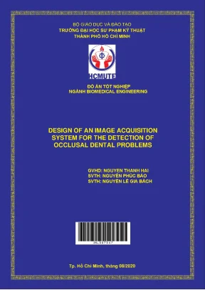 Đồ án hcmute design of an image acquisition system for the detection of occlusal dental problems