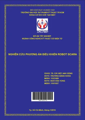 Đồ án hcmute nghiên cứu phương án điều khiển robot scara