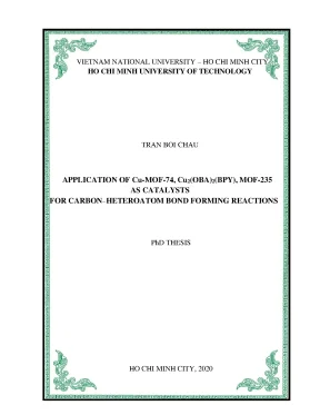 Luận án tiến sĩ kỹ thuật hóa học application of cumof74 cu2oba2bpy mof235 as catalysts for carbonheteroatom bond forming reactions