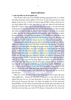 Luận án tiến sĩ kinh tế hoàn thiện kiểm toán nội bộ tại các tổng công ty thuộc tập đoàn công nghiệp than và khoáng sản việt nam