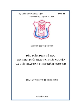 Luận án tiến sĩ nghiên cứu đặc điểm dịch tễ học bệnh bụi phổi silic tại thái nguyên và giải pháp can thiệp giảm nguy cơ
