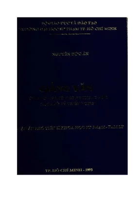 Luận án phó tiến sĩ khoa học sư phạm tâm lý giảng văn ở trường phổ thông trung học lịch sử và triển vọng