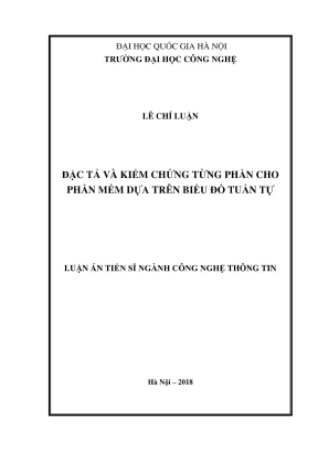Luận án tiến sĩ công nghệ thông tin đặc tả và kiểm chứng từng phần cho phần mềm dựa trên biểu đồ tuần tự