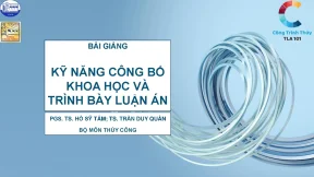 Bài giảng kỹ năng công bố khoa học và trình bày luận án