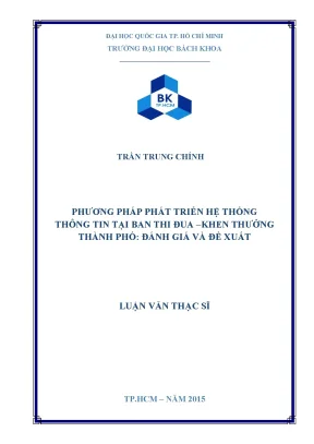 Luận văn thạc sĩ hệ thống thông tin quản lý phương pháp phát triển hệ thống thông tin tại ban thi đua khen thưởng thành phố đánh giá và đề xuất