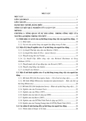 Luận văn thạc sĩ quản trị kinh doanh đánh giá mức độ hài lòng của đội ngũ giáo viên làm việc tại công ty tnhh giáo dục tháng năm